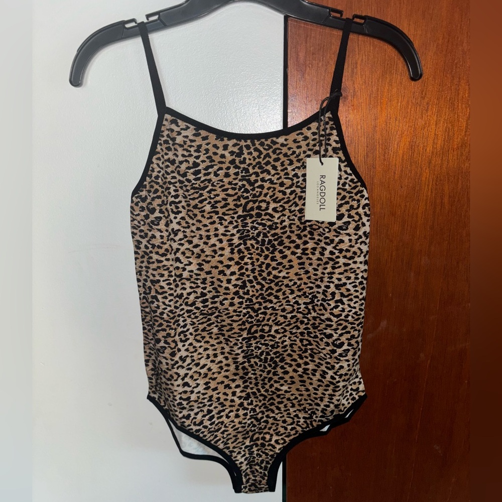 RAGDOLL LA Camel Leopard Bodysuit